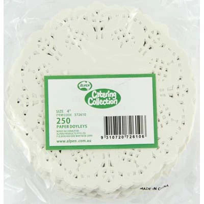 OSLO ROUND LACE DOYLEYS 125mm - 5'' 250pcs