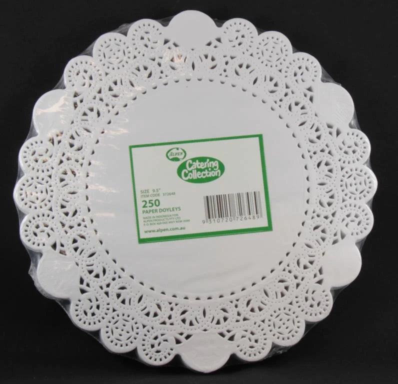 OSLO ROUND LACE DOYLEYS 190mm- 7.5'' 250pcs