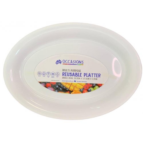 Platter Oval PP 39.5x27.5x3.1cm small 1pc