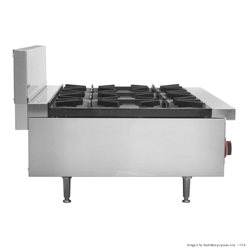Gas 6 Burner Cook Top 902x824x575mm LPG-120mj/h
