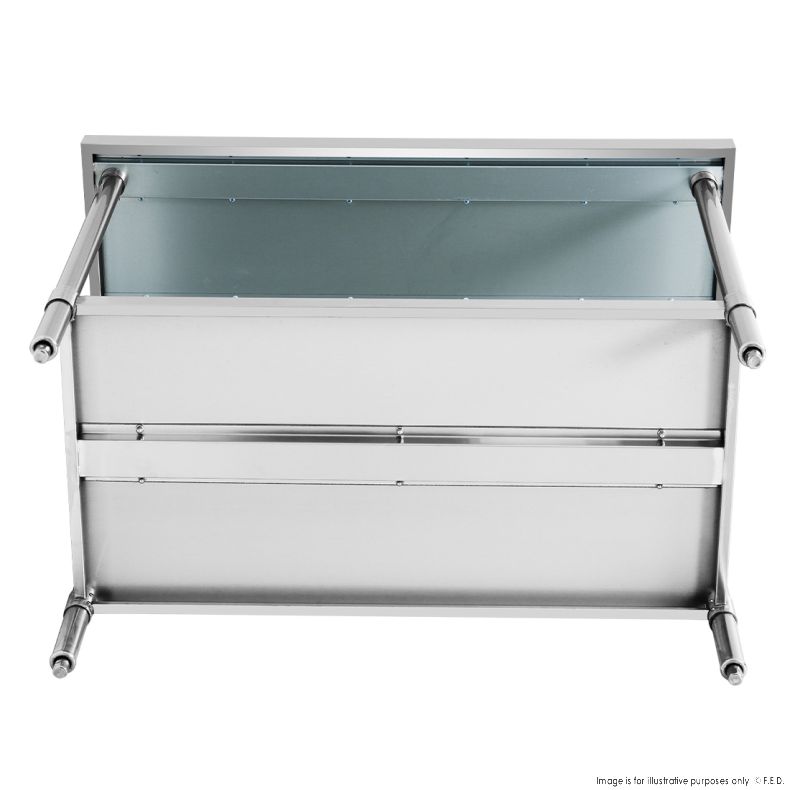 Workbench with Undershelf and Splashback 1200x700x900mm