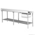 Single Sink Bench - Left Handed 2400x600x900mm