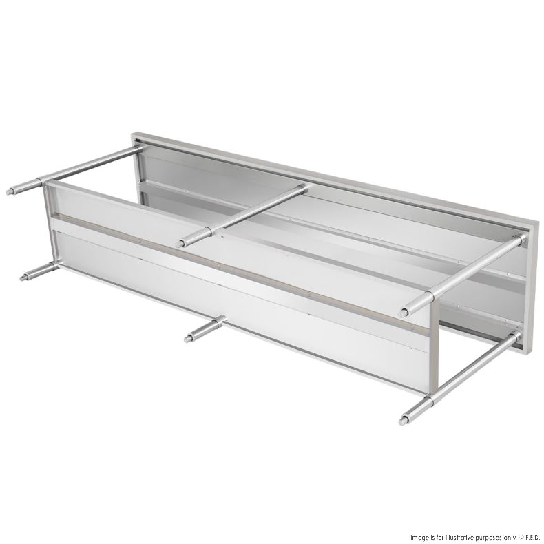 Work Bench with Undershelf 2400x600x900mm