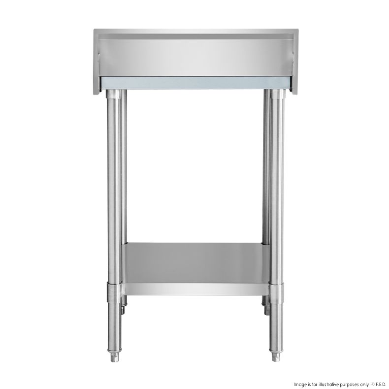Workbench with Undershelf and Splashback 600x600x900mm