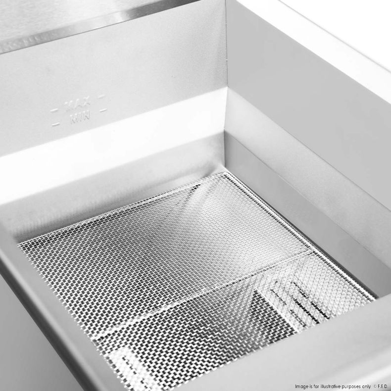 Gas V-PAN fryer NG 104MJ 400x784X1178mm