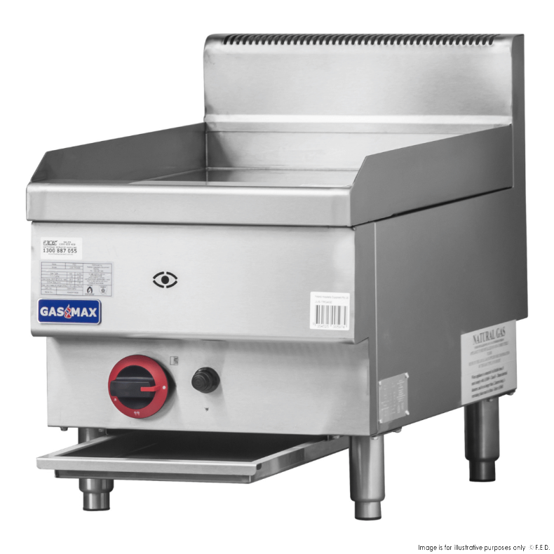 Gas Griddle 400x650x475mm LPG/18mj