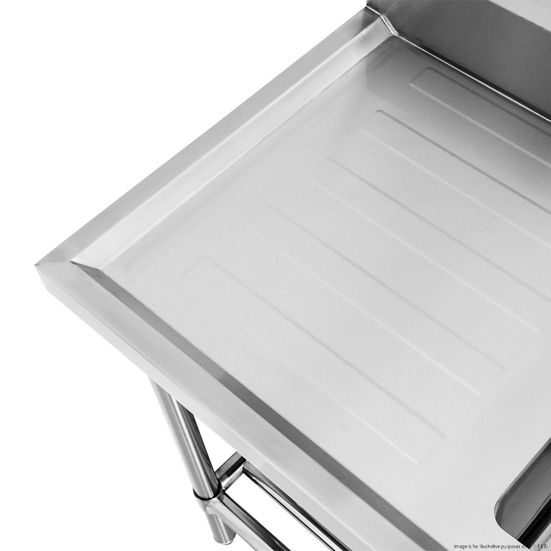 Single Sink Bench - Centre 1500x600x900mm