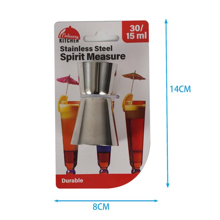 Spirit Measure SSteel 15m 30ml