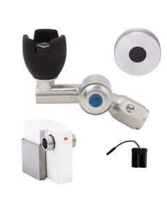GUARDIAN - Stainless Steel 45 Degree Sensor Operated Bubbler with Silicone Mouthguard