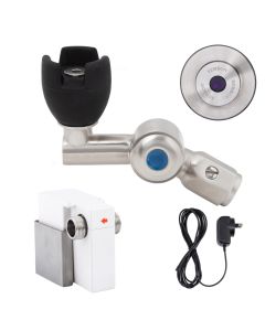 GUARDIAN - Stainless Steel 45 Degree Sensor Operated Bubbler with Silicone Mouthguard. 6 Second Timed Flow