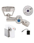 GUARDIAN - Stainless Steel 45 Degree Sensor Operated Bubbler with Metal Mouthguard. 6 Second Timed Flow
