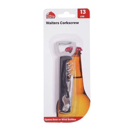 Corkscrew Waiters Black