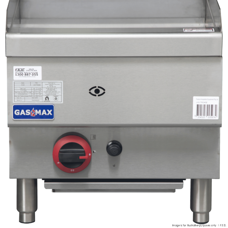 Gas Griddle 400x650x475mm NG/18mj