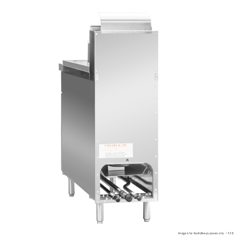Gas pasta cooker NG 150MJ 401x860x1293