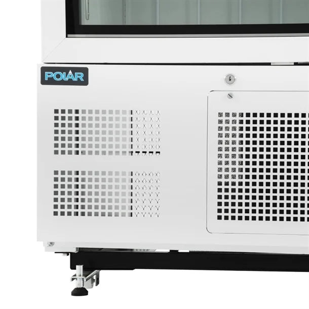 Polar G-Series Upright Display Freezer White - 920Ltr