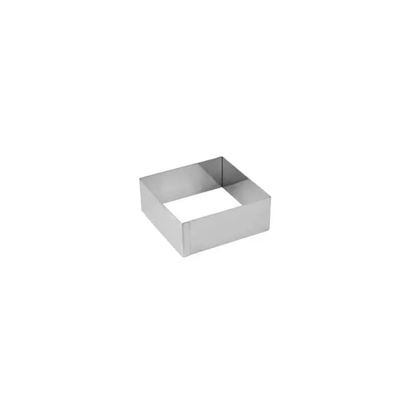 FOOD STACKER/ CAKE RING-18/10, SQUARE 80X80MM