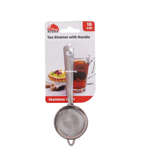 Tea Strainer SS Handle 16cm