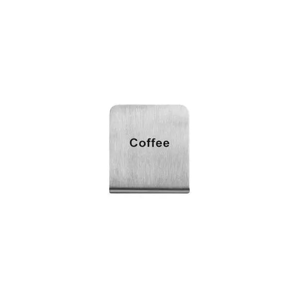 BUFFET SIGN-COFFEE S/S 50X40MM