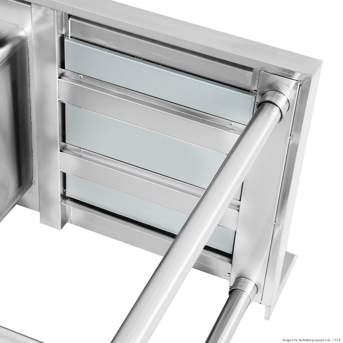 Single Sink Bench - Centre 1500x600x900mm