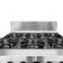 Six gas burner with oven with flame failure 258MJ