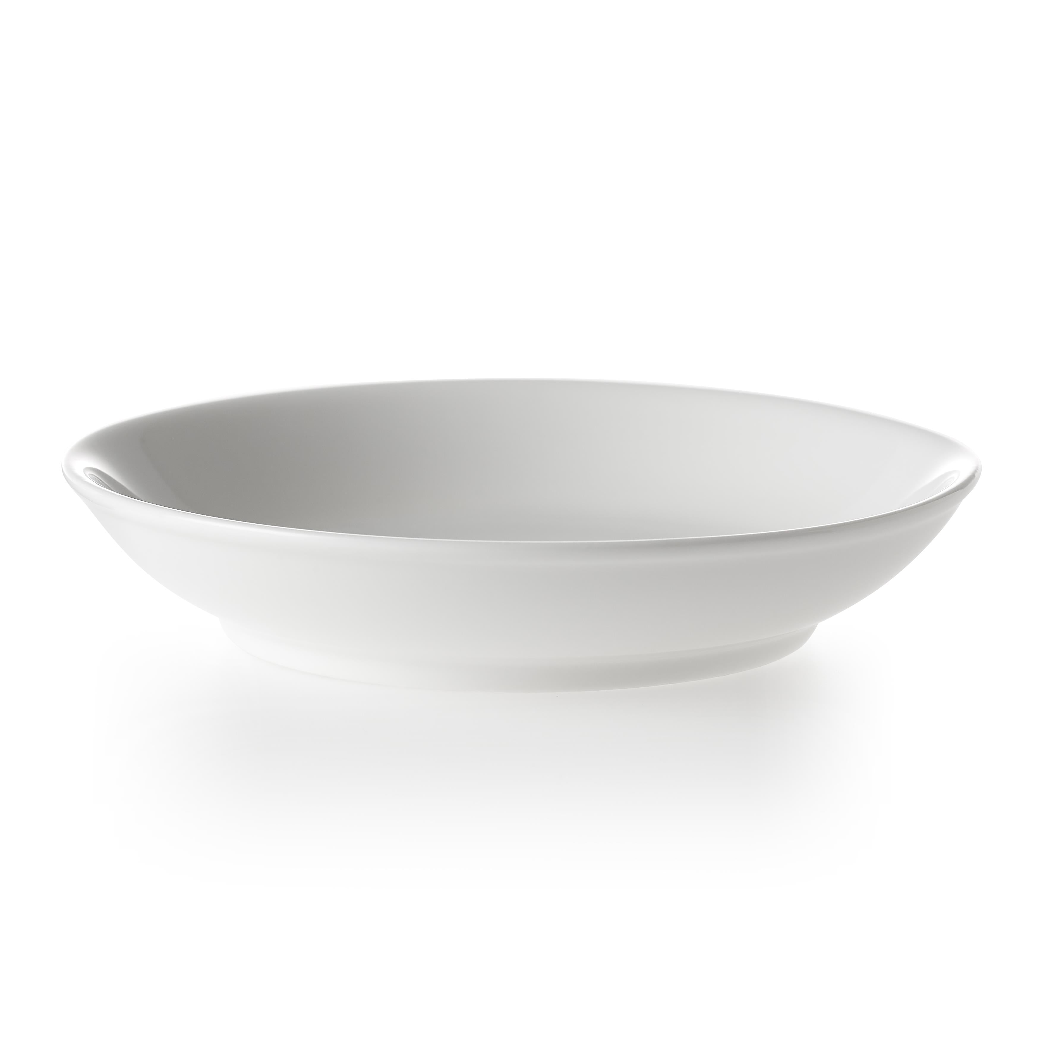 TABLEKRAFT CORE BANQUET ROUND SNACK DISH WHITE 115x20mm (Box of 6)