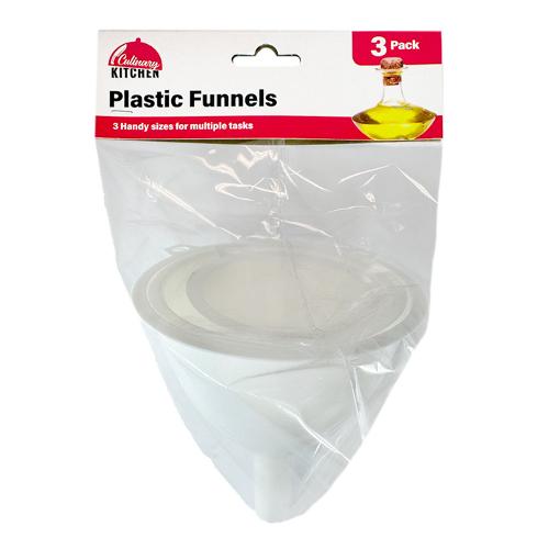 Funnels Plastic Pk3