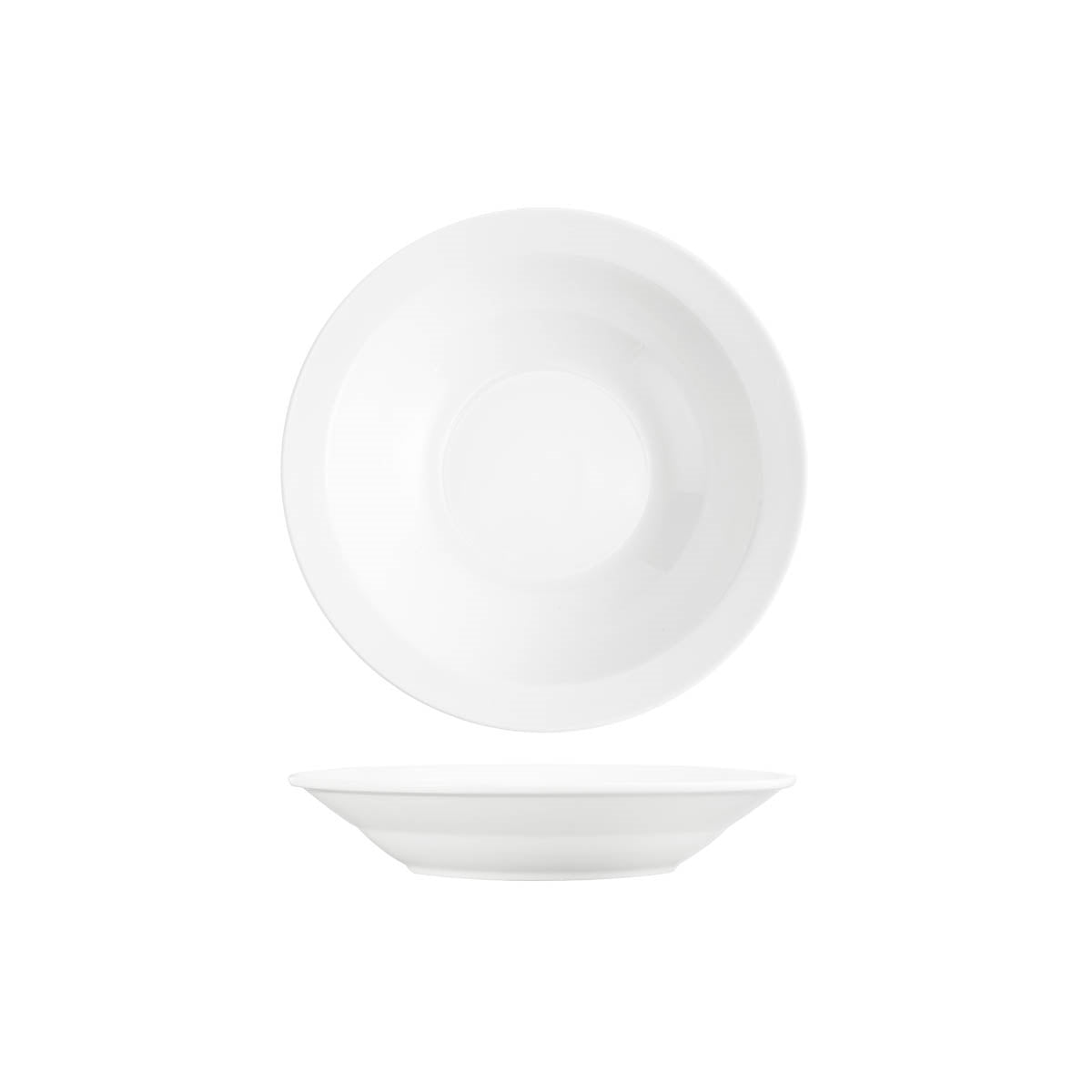 TABLEKRAFT CORE WHITE BANQUET ROUND PASTA PLATE 230x40mm (Box of 6)