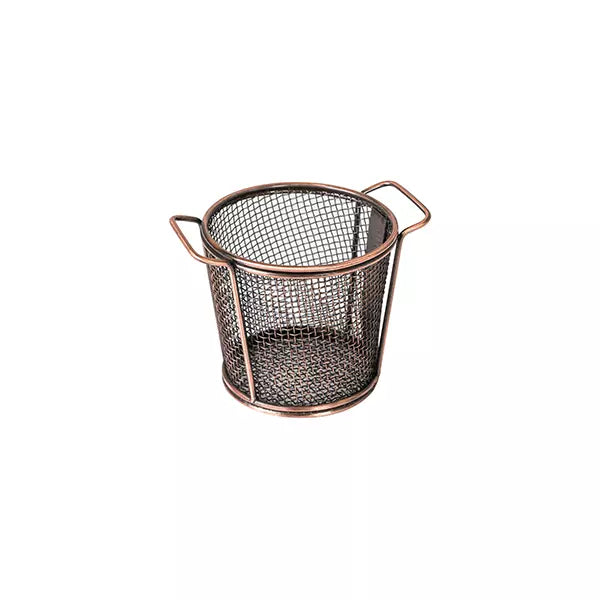 RND SERVICE BASKET- 80x90mm (COPPER)