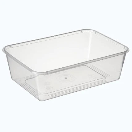 700ML Rectangle Containers with Lid 50 Pack