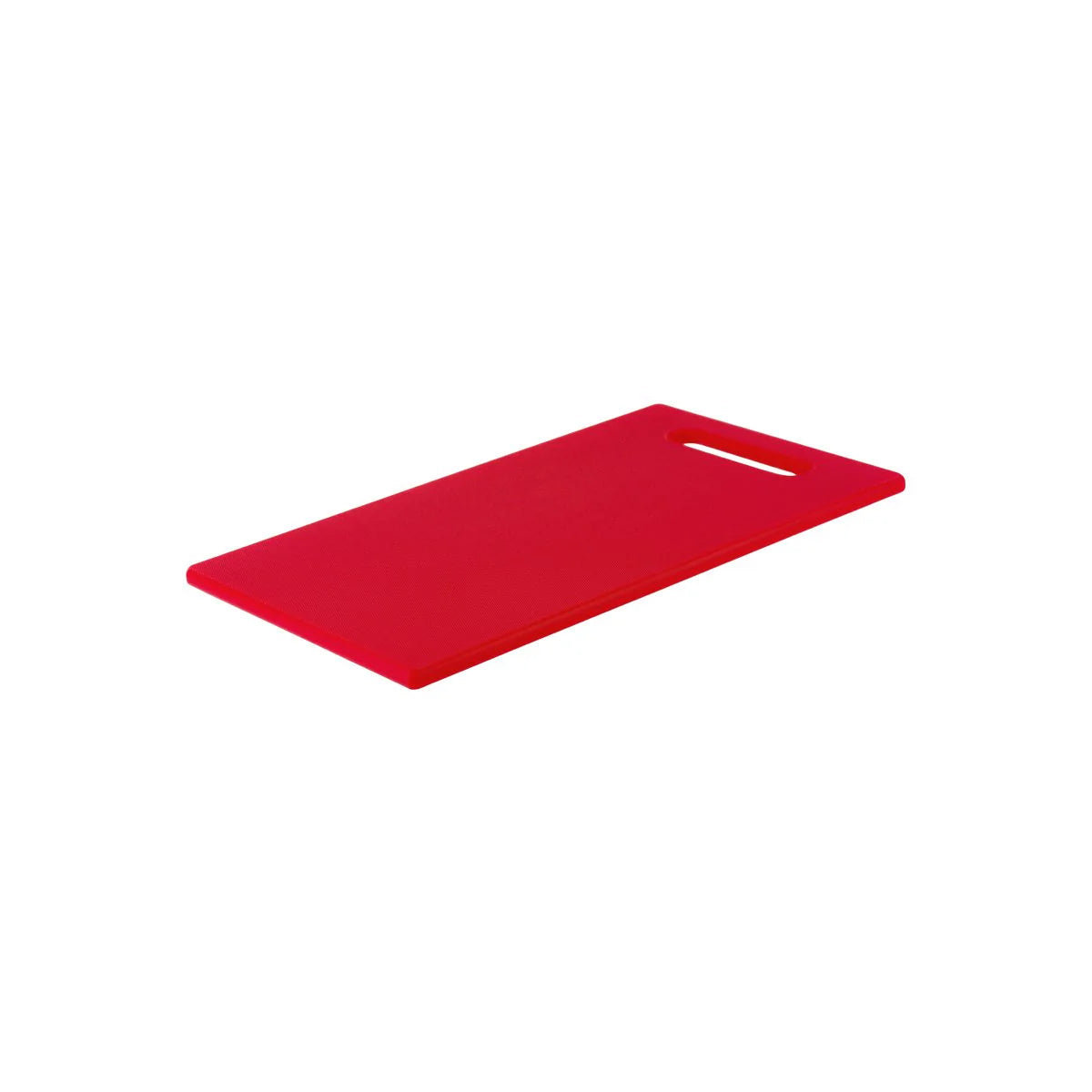 Cutting Board Polyethylene Red with Handle 450x300x12mm