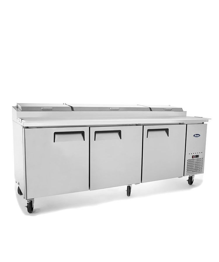 3 DOOR PIZZA PREP TABLE FRIDGE 2362 MM MPF8203