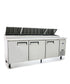 3 DOOR PIZZA PREP TABLE FRIDGE 2362 MM MPF8203