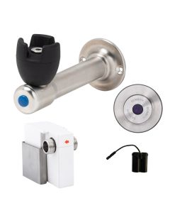 GUARDIAN - Stainless Steel Horizontal Sensor Operated Bubbler with Silicone Mouthguard. 6 Second Timed Flow