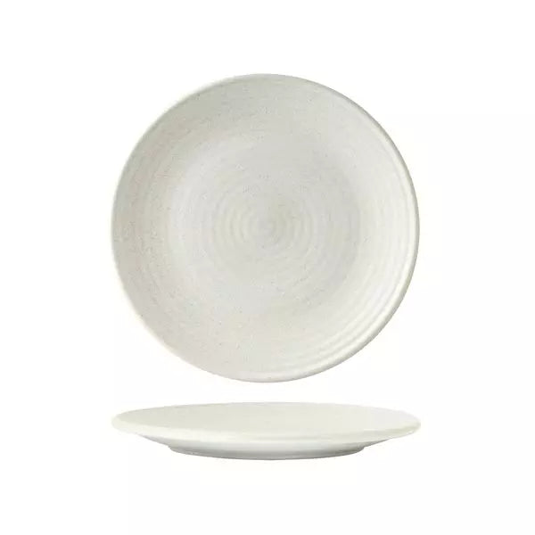 Frost Ribbed Round Plate 210mm
