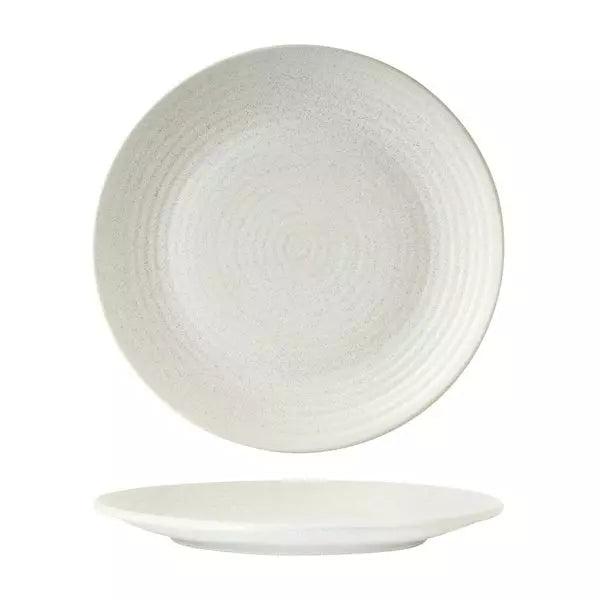Frost Ribbed Round Plate 265mm