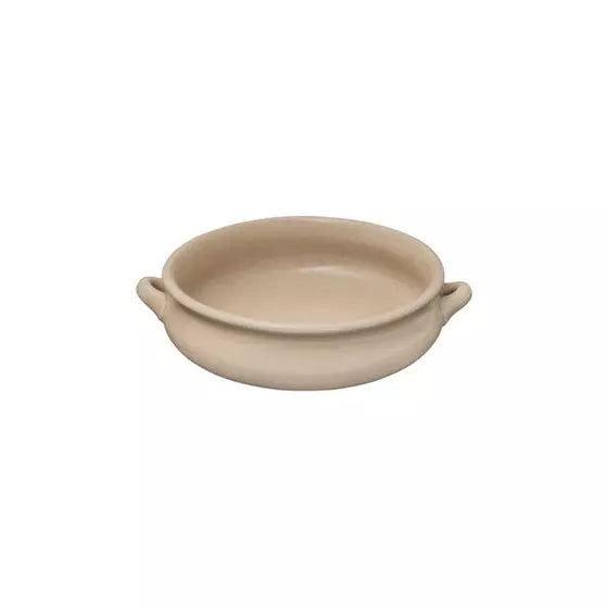 DISH ROUND SPANISH W/H 130X50MM 410MM SAND ZUMA