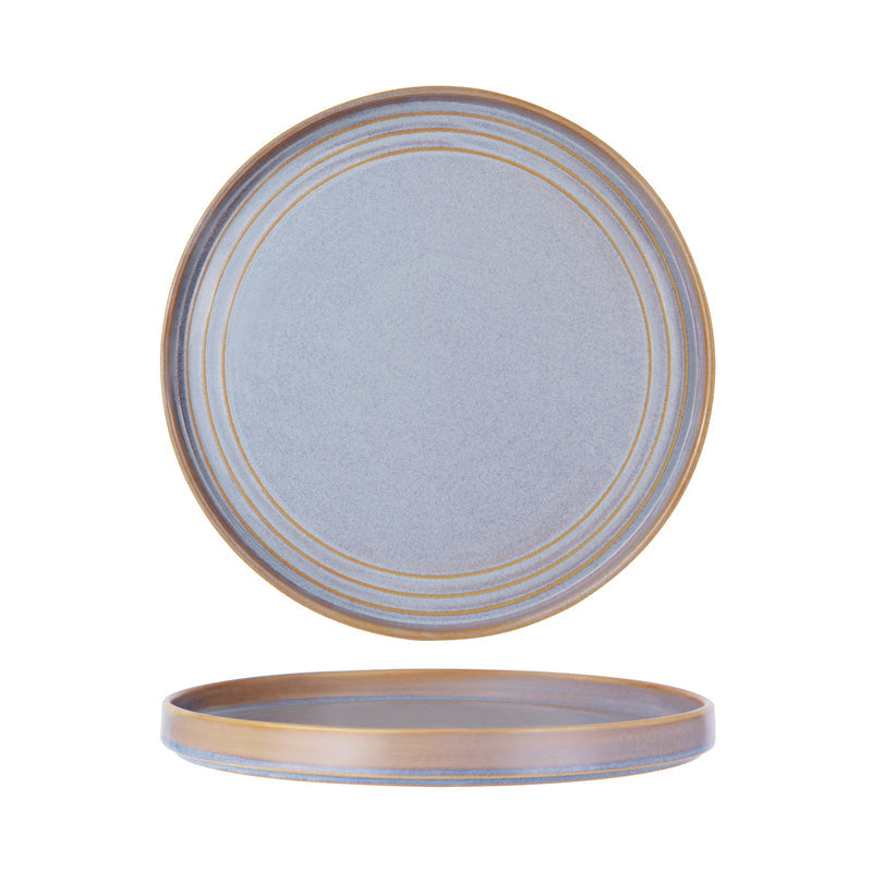 PLATTER ROUND SERVE- 320x30mm AZURE BLUE