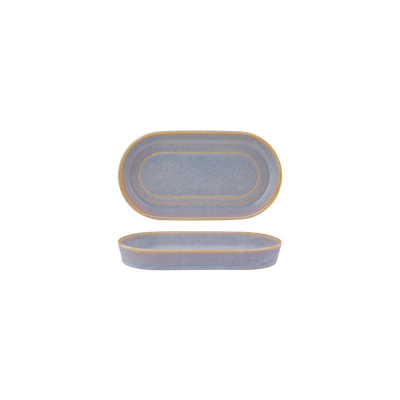 PLATTER OVAL -180X98X25mm URBAN LOFT AZURE BLUE