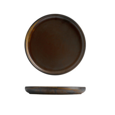 ROUND STACKABLE PLATE -182mm RUST MODA PORCELAIN