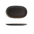 PLATE OVAL COUPE-304x180mmRUST MODA PORCELAIN