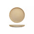 Eclipse Taupe Round Walled Plate 220mm (Pack of 6)