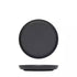 Uno Black Round Walled Plate - 175mm (Box of 6)