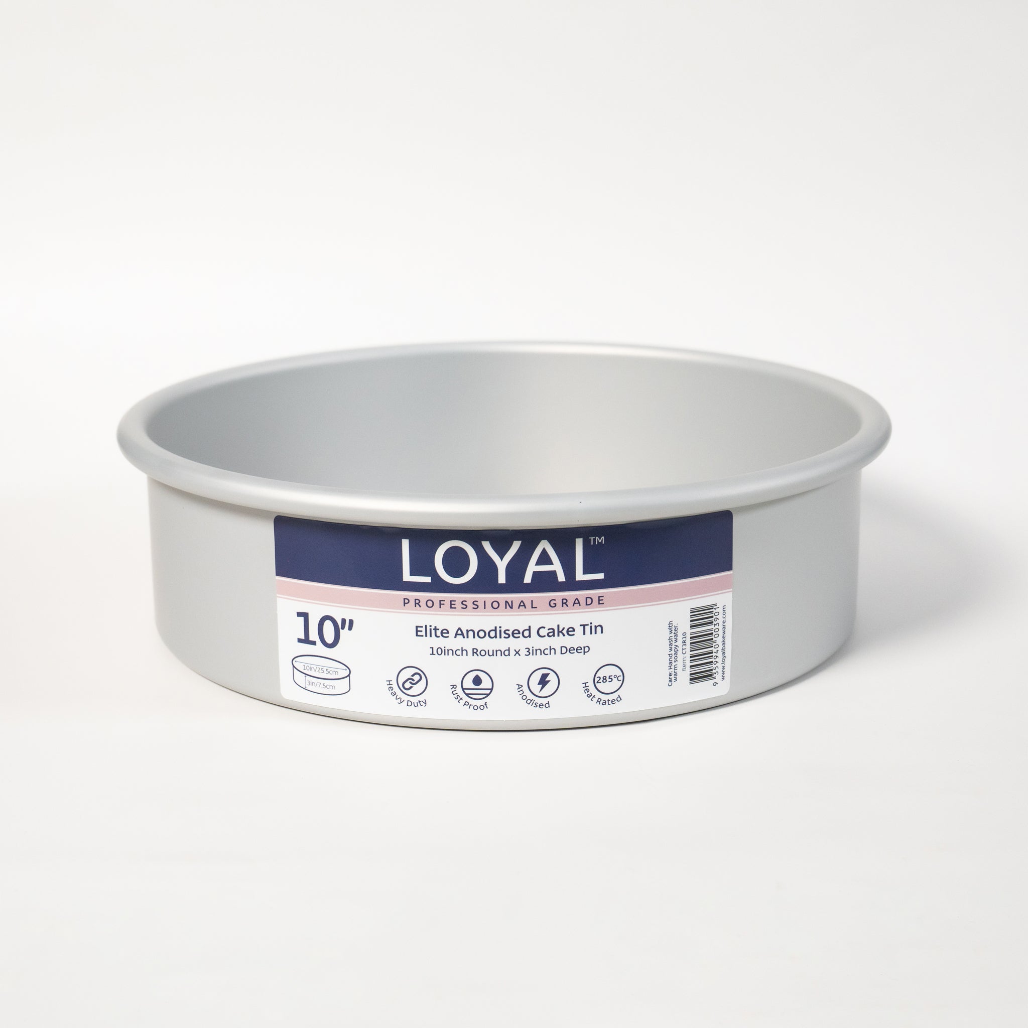 LOYAL Elite Anodised Cake Tin Round (10in)