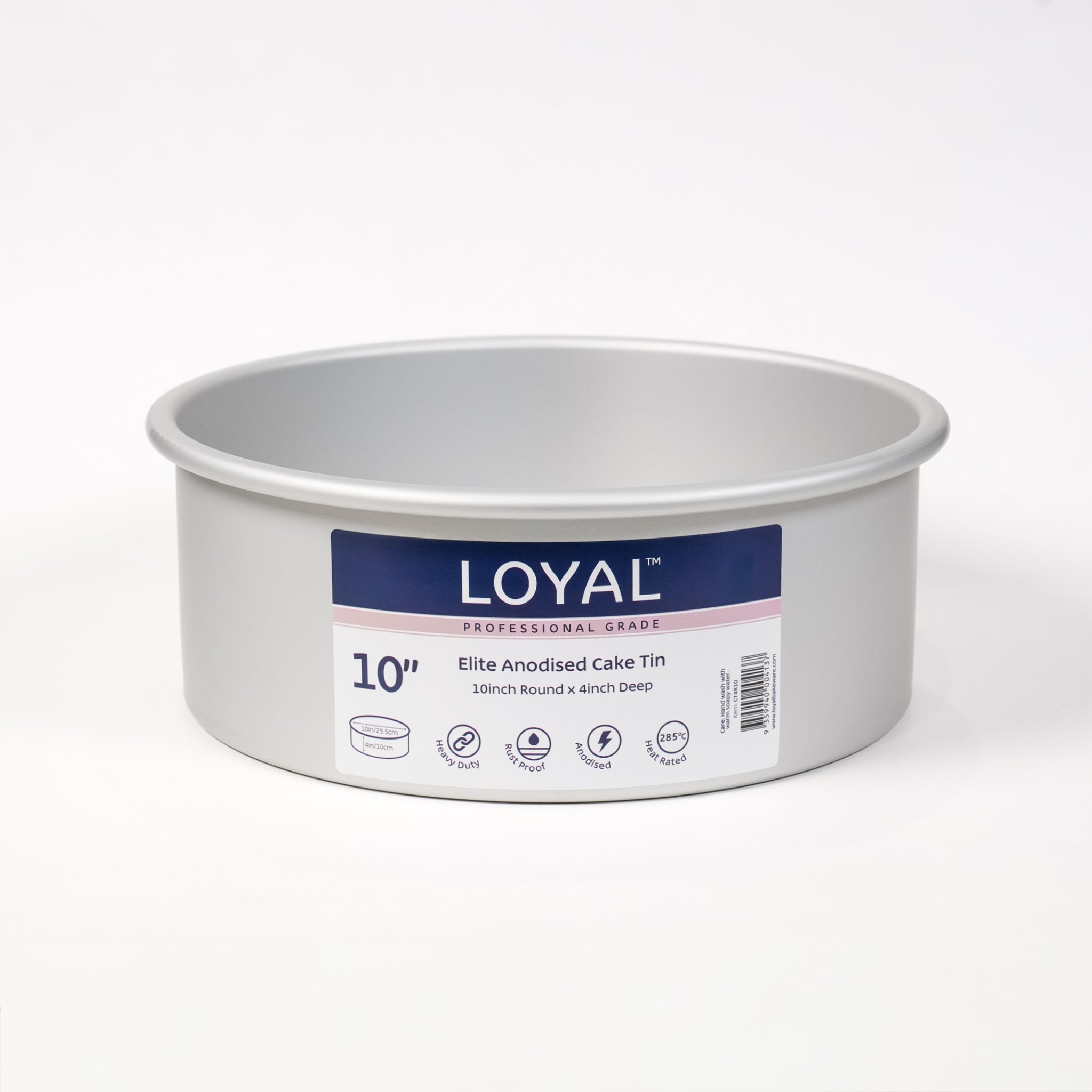 LOYAL Elite Anodised Cake Tin Deep Round (10in)