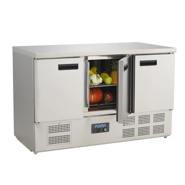 Polar G-Series Triple Door Counter Fridge 368Ltr