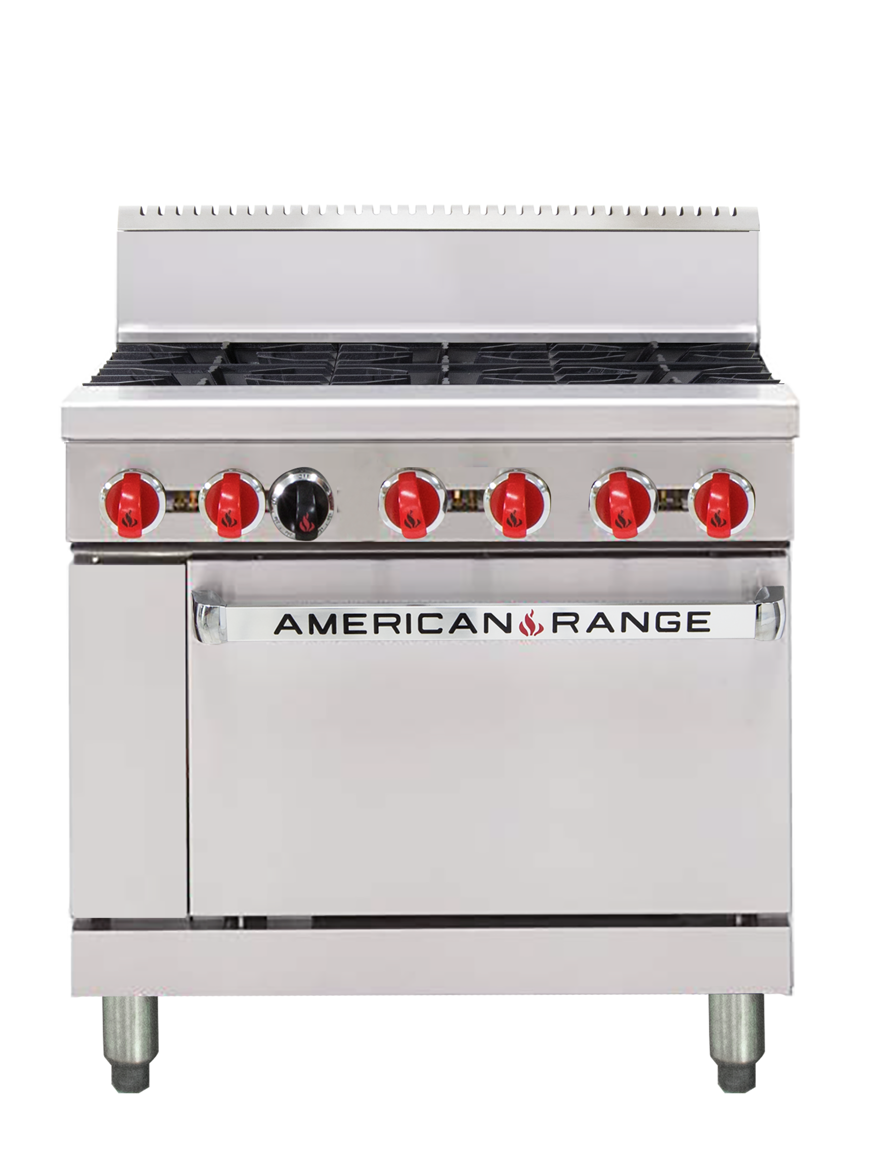 American Range 5 x Burner Top / Gas Oven. AAR.5B