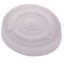 Flat Large Lid suits to 12oz to 24oz Clear Cold Cup 50pk
