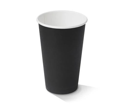 16oz Single Wall Cup Black (50 Pack)
