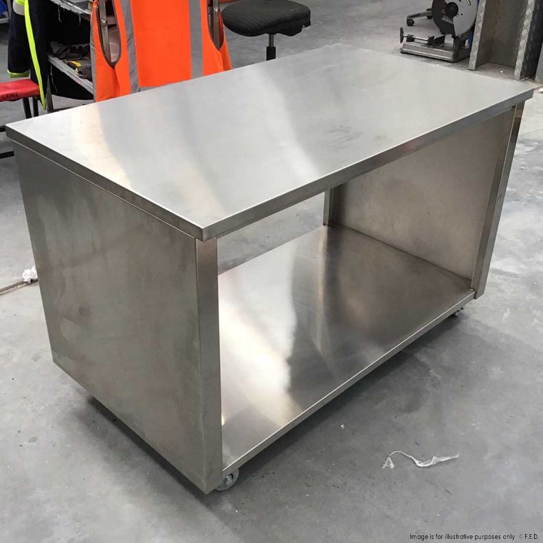 Buy Pass Through Cabinet On Castors 1200x700x800h