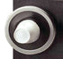 C2410CBKFSM San Jamar Ez-Fit One-Size-Fits-All Counter Mount Cup Dispenser supplied with 4 pre-cut gaskets to suit 73mm - 121mm cup rim diameter